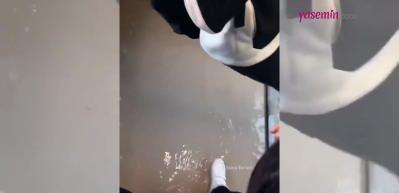 Ankara'da "kırkikindi" yağışları su baskınlarına sebep oldu! Otobüsün içi suyla doldu taştı