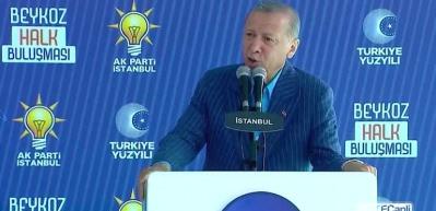 Cumhurbaşkanı Erdoğan 'CHP demek, &Ccedil;&ouml;p, &ccedil;ukur, &ccedil;amur demek' diyerek Kılı&ccedil;daroğlu'nu eleştirdi..