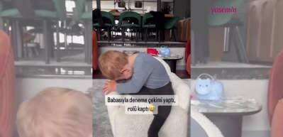 İbrahim B&uuml;y&uuml;kak'ın eşi Nurdan B&uuml;y&uuml;kak oğlu Ali'yi paylaştı! "Rol&uuml; kaptı"