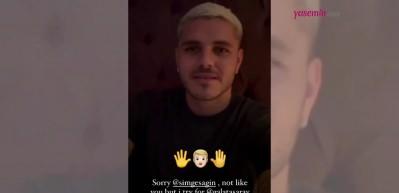 Icardi'den Simge Sağın'a mesaj! "Aşkın Olayım" performansı ile...