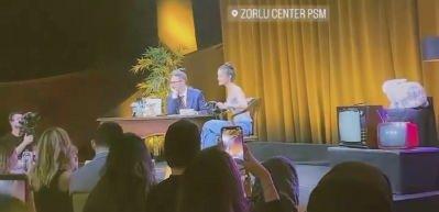 Pınar Deniz'den şarkı performansı! Sesiyle beğeni topladı