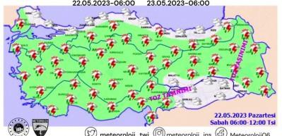 Meteoroloji'den sağana uyarısı geldi! 12 il &ouml;zellikle uyarıldı...