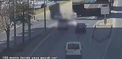 Akıllara durgunluk veren trafik kazaları kamerada! Adres Konya...