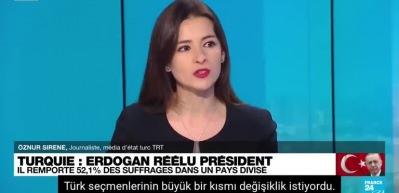 &Ouml;znur Sirene, France 24'te se&ccedil;im sonu&ccedil;larını değerlendirdi