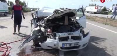 Yozgat'ta feci kaza! 1 &ouml;l&uuml;, 1 yaralı