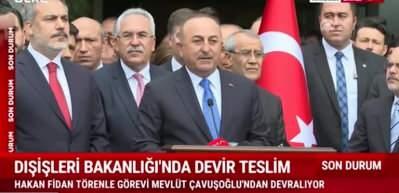 Hakan Fidan, g&ouml;revi &Ccedil;avuşoğlu'ndan devraldı