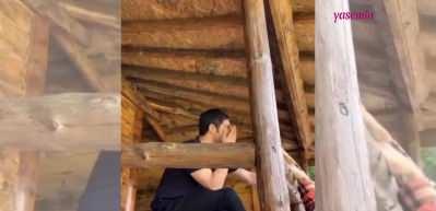 Hande Er&ccedil;el rol arkadaşı Burak Deniz'in set hallerini paylaştı! Yine bir araya geldiler