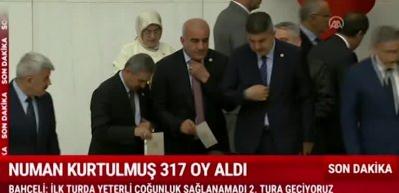 Meclis yeni başkanını se&ccedil;iyor! Birinci tur sona erdi