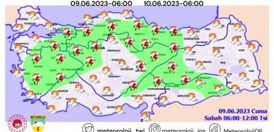 Meteoroloji'den bir&ccedil;ok il i&ccedil;in sağanak uyarısı geldi...&Ouml;zellikle de Ankara i&ccedil;in...
