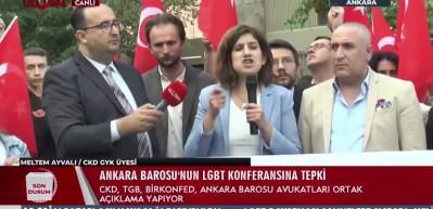 Ankara Barosu'nda LGBT skandalı! Avukatlardan TBMM'ye &ccedil;ağrı