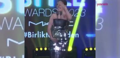 Eda Ece'den depremzedelere skandal s&ouml;zler! &Ouml;d&uuml;l t&ouml;reninde...