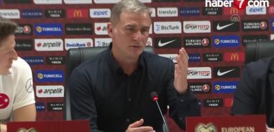 A Milli Takım Teknik Direkt&ouml;r&uuml; Stefan Kuntz'un a&ccedil;ıklamalarda bulundu