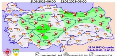 Meteoroloji'den kuvvetli yağış ve sel uyarısı!