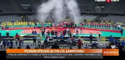 A Milli Voleybol Takımı, CEV Avrupa Altın Ligi'nde şampiyon oldu