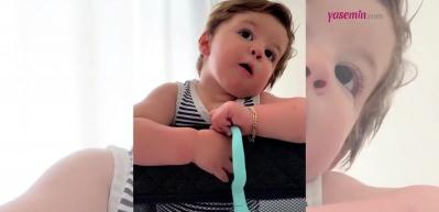 Hande Soral'ın oğlu Ali annesi şaşırttı! Anne demesini beklerken...