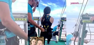 Sabri Sarıoğlu'nun pilot eşi Yağmur Sarıoğlu bir rekora daha imzasını attı! Guinness D&uuml;nya Rekoru... 