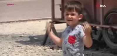 Adana'da sıcaktan bunalan &ccedil;ocuk soluğu buzdolabında aldı