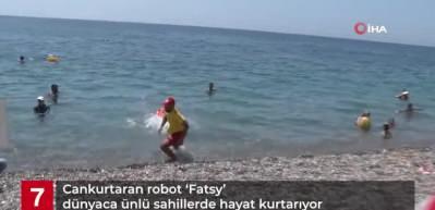 Antalya'da cankurtaran robotlar g&ouml;rev başında!