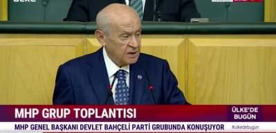 Bah&ccedil;eli, tepki g&ouml;stererek "Kuşku verici" dedi.