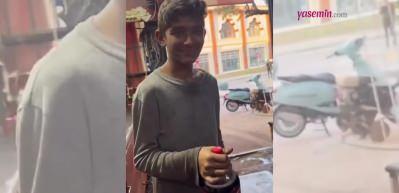 Bakkala kola almaya g&ouml;nderdiği &ccedil;ırağına s&uuml;rpriz bir doğum g&uuml;n&uuml; kutlaması yaptı! O anlar...