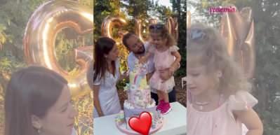 Acun Ilıcalı torununun &uuml;&ccedil;&uuml;nc&uuml; yaş g&uuml;n&uuml;n&uuml; b&ouml;yle kutladı! Kızı Banu Ilıcalı'nın...