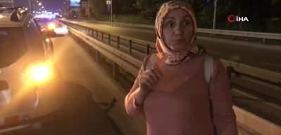 Kopan arabanın tekerleği az kalsın can alıyordu! 