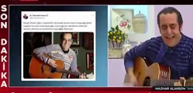 Mazhar Alanson'un canlı yayında &Ouml;zkan Uğur'a vedası y&uuml;rekleri yaktı!