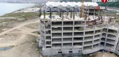 Trabzon Şehir Hastanesi inşaatı hızla y&uuml;kseliyor