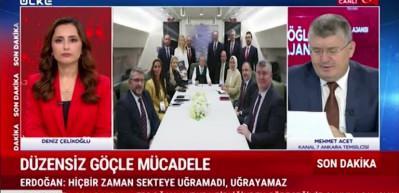 Başkan Erdoğan'dan d&uuml;zensiz g&ouml;&ccedil;men konusunda kararlıyız mesajı verdi...