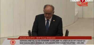 MHP'li Kalaycı'dan  emekli maaşı a&ccedil;ıklaması