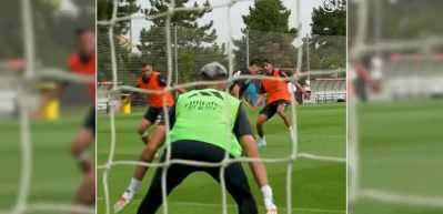 Real Madrid'in yıldızı Arda G&uuml;ler idmanda şov yaptı!