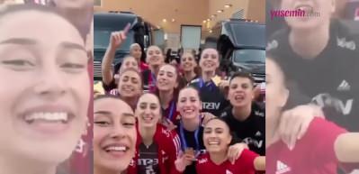 Filenin Sultanları'ndan b&uuml;y&uuml;k zafer sonrası Eypio şarkısı ile kutlama! Hep bir ağızdan s&ouml;ylediler