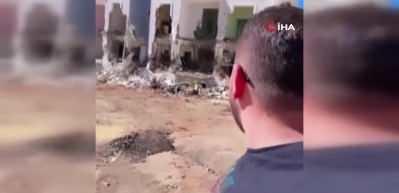  'İn aşağı' diye bağırdı, 5 katlı bina yerle bir oldu