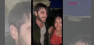 "Vermem Seni Ellere" dizisinin başrol oyuncuları Emre Bey ve Buse Meral'in set halleri!