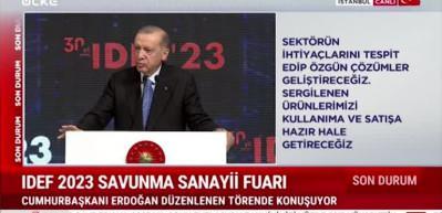 Cumhurbaşkanı Erdoğan'Ter&ouml;rle m&uuml;cadele i&ccedil;in istediğimiz bir İHA'yı bile bize vermediler' diyerek sitemini dile getirdi...