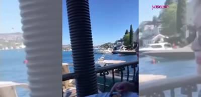 Emel Sayın masasına gelen g&uuml;vercinleri işte b&ouml;yle besledi