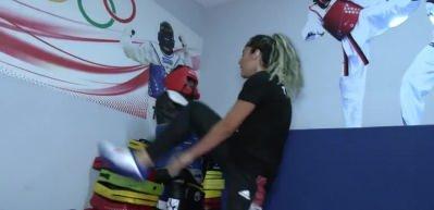 Milli tekvandocu Sude Yaren g&ouml;z&uuml;n&uuml; olimpiyat şampiyonluğuna dikti!