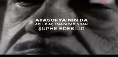 Necip Fazıl Kısak&uuml;rek'in tarihi Ayasofya konuşması...Dinleyenlerin t&uuml;yleri diken diken oldu!