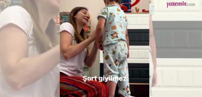 Anne &ccedil;ocuk arasında diyalog viral oldu! "Camiye şortla gidilmez"