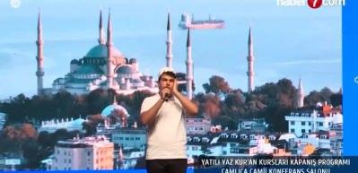 Diyanet İşleri Başkanı Erbaş, yatılı Kur'an kursu kapanış programında konuştu