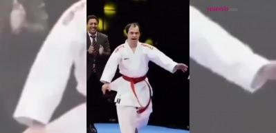 Down sendromlu sporcu hareketiyle y&uuml;zleri g&uuml;l&uuml;msetti!