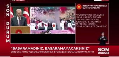 Cumhurbaşkanı Erdoğan: 6,5 milyon konutu daha dönüştürmeyi hedefliyoruz