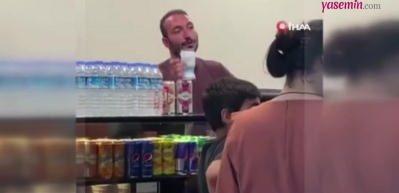 G&ouml;rkem Sevindik hastanenin kantininde satış yaparken g&ouml;renler şaşkına d&ouml;nd&uuml;