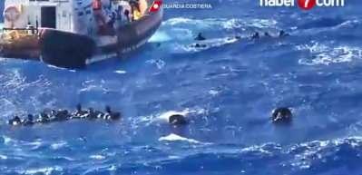 İtalya a&ccedil;ıkların g&ouml;&ccedil;men teknesi battı!