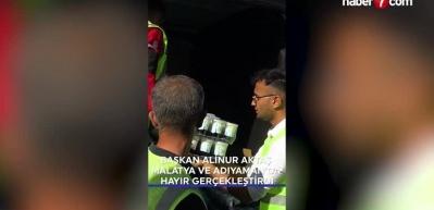 Alinur Aktaş davalardan kazandığı tazminatlarla depremzedelere d&ouml;ner ikram etti