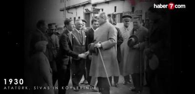 Atat&uuml;rk'&uuml;n daha &ouml;nce bilinmeyen g&ouml;r&uuml;nt&uuml;leri ortaya &ccedil;ıktı