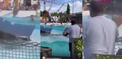 Karayip Korsanları setinde y&uuml;rekleri ağza getiren kaza! Platform &ccedil;&ouml;kt&uuml; 