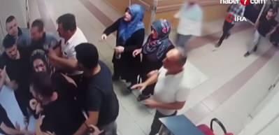 Nevşehir'de 20 kişilik grup hastaneyi bastı