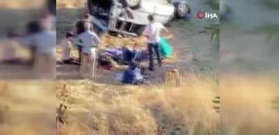 Adıyaman'da korkun&ccedil; kaza: 1 &ouml;l&uuml;, 4 yaralı