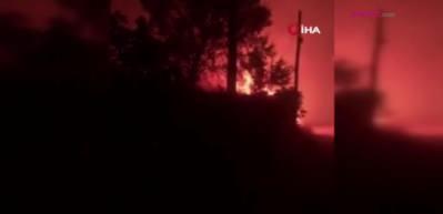 &Ccedil;anakkale'de orman yangını! Şehir merkezi adeta duman altında kaldı